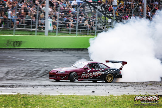 🧊 Refroidisseur direction assistée avec doubles ventilateurs 12V – Breachers Motorsport (ports ORB-8) Application : Universel (Drift / Piste / HPDE / Street)