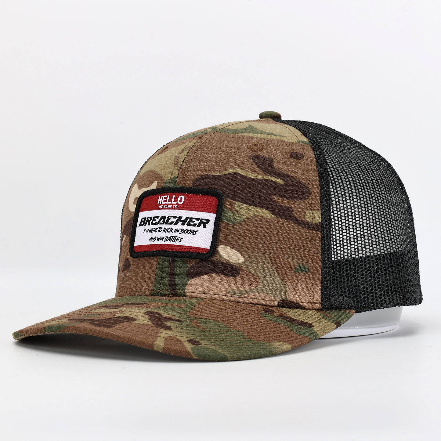 Breachers Motorsport Trucker Cap – Camo/Black